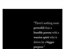 Tablet Screenshot of humble-warrior.com